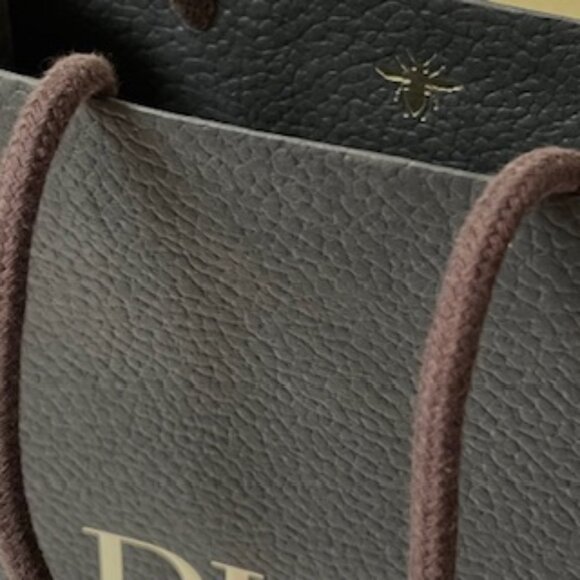 Dior Navy Blue Paper Gift Bag  with flat  envelope (see photo) - Picture 3 of 6